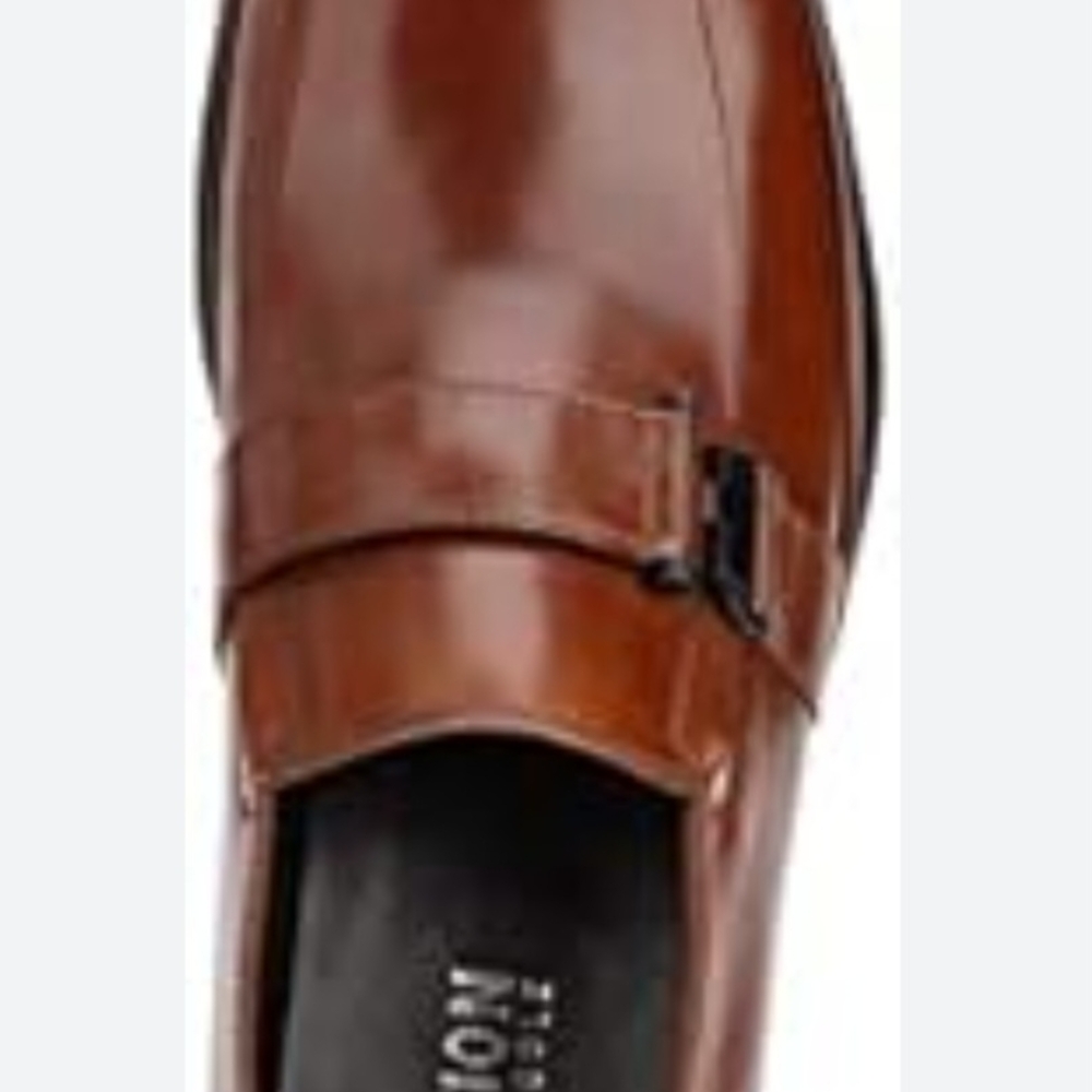Elegant Brown Leather Loafers